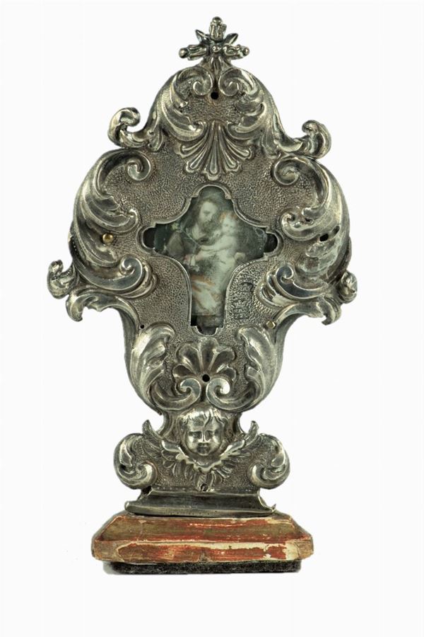 Reliquary in silver