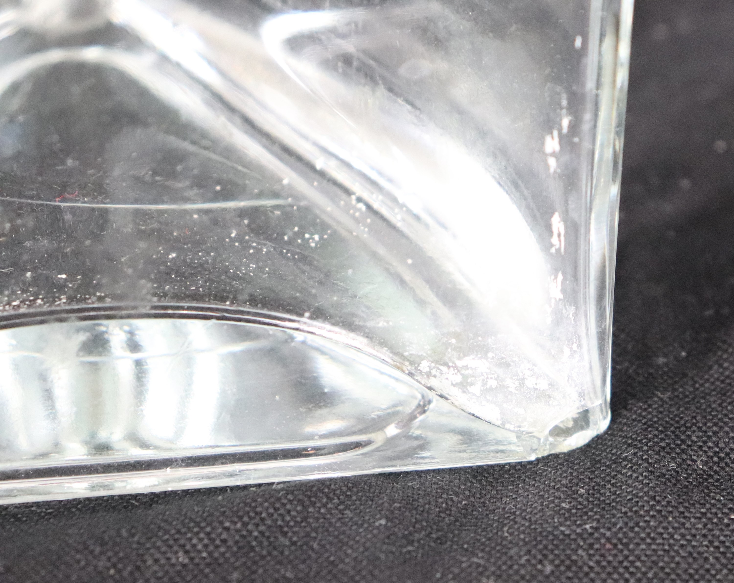 Lotto di tre vasi in cristallo