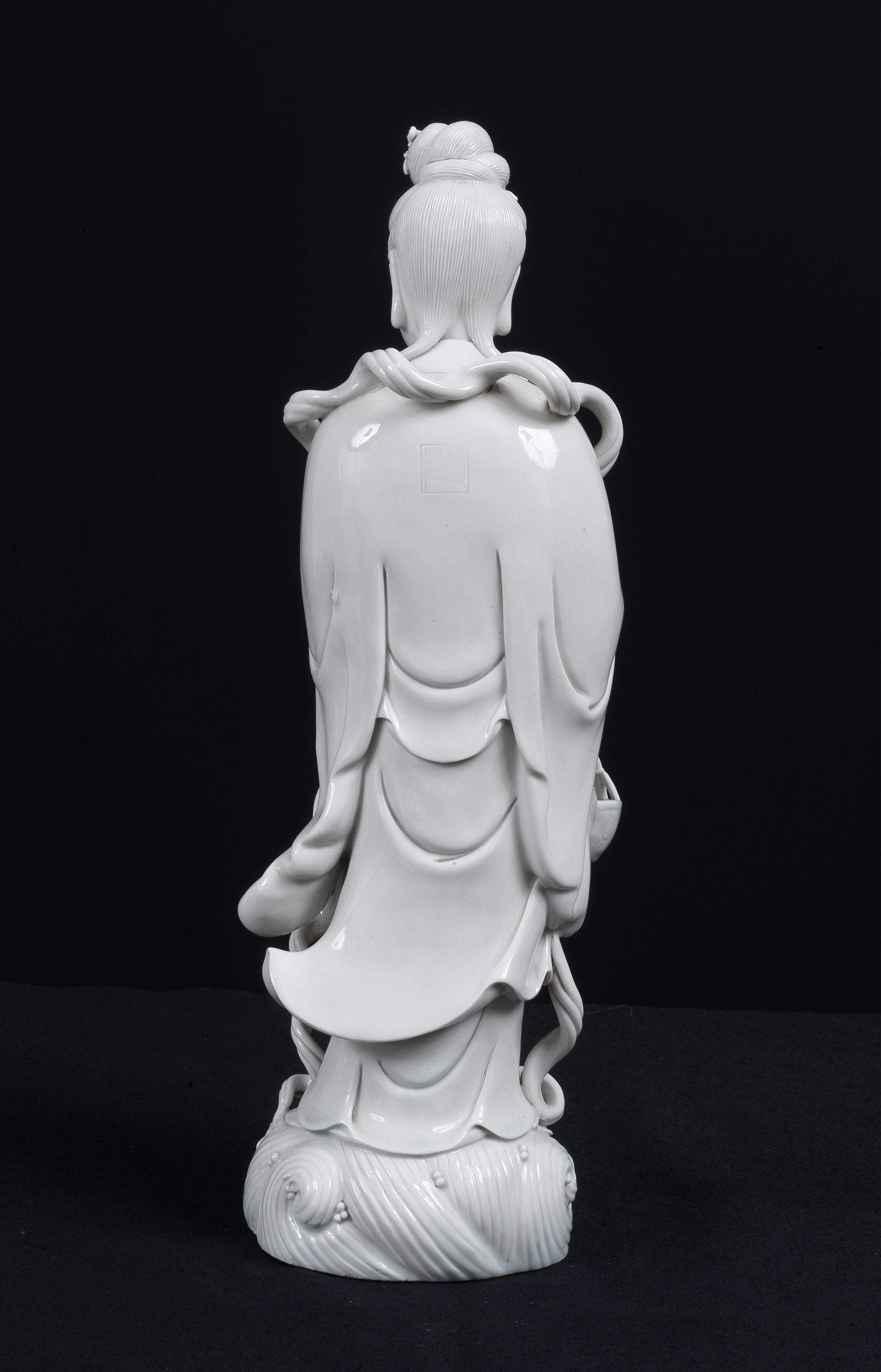 "Guanyin", scultura in porcellana bianco di Cina