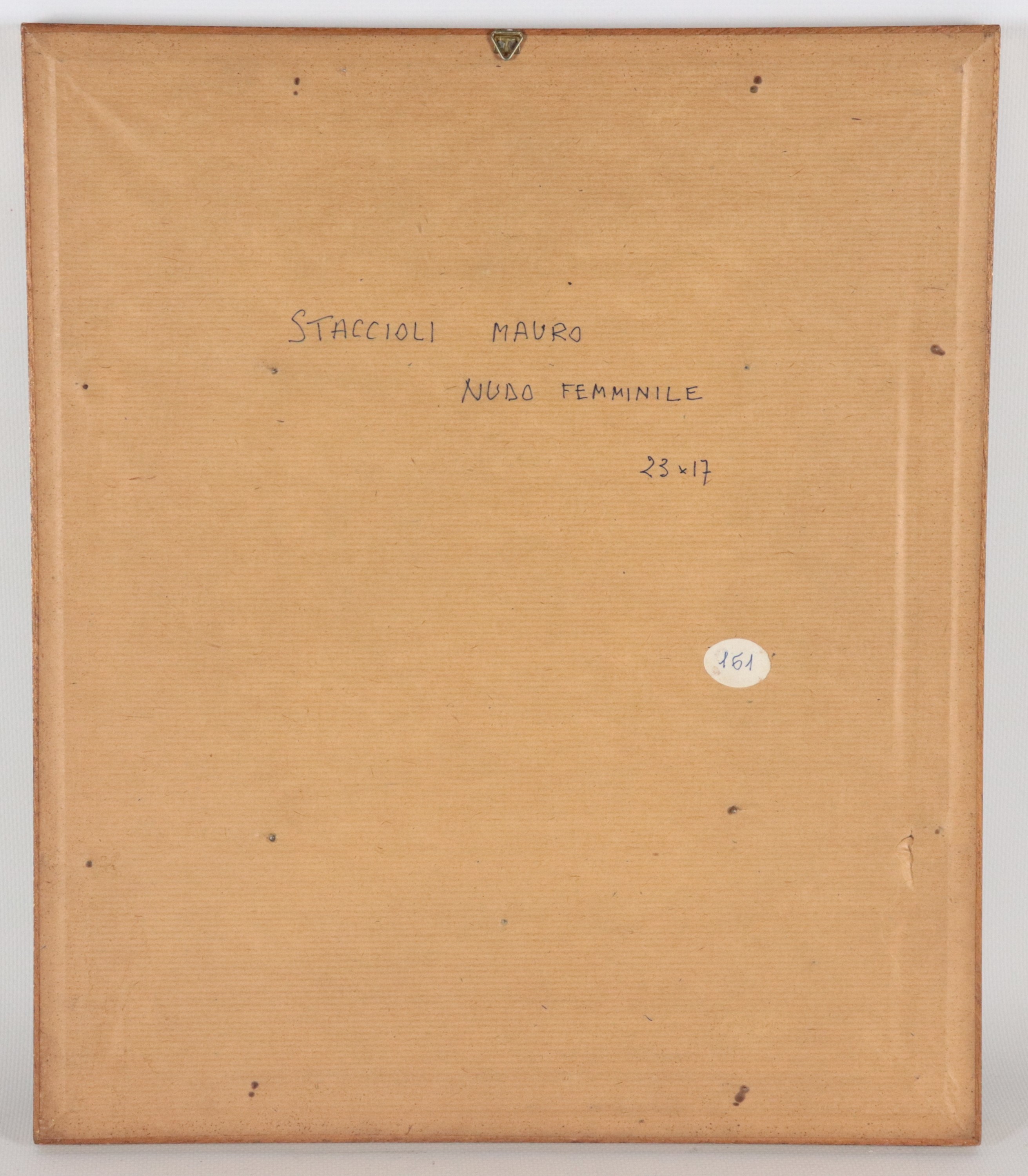 Firmato. "Nudo di ragazza"