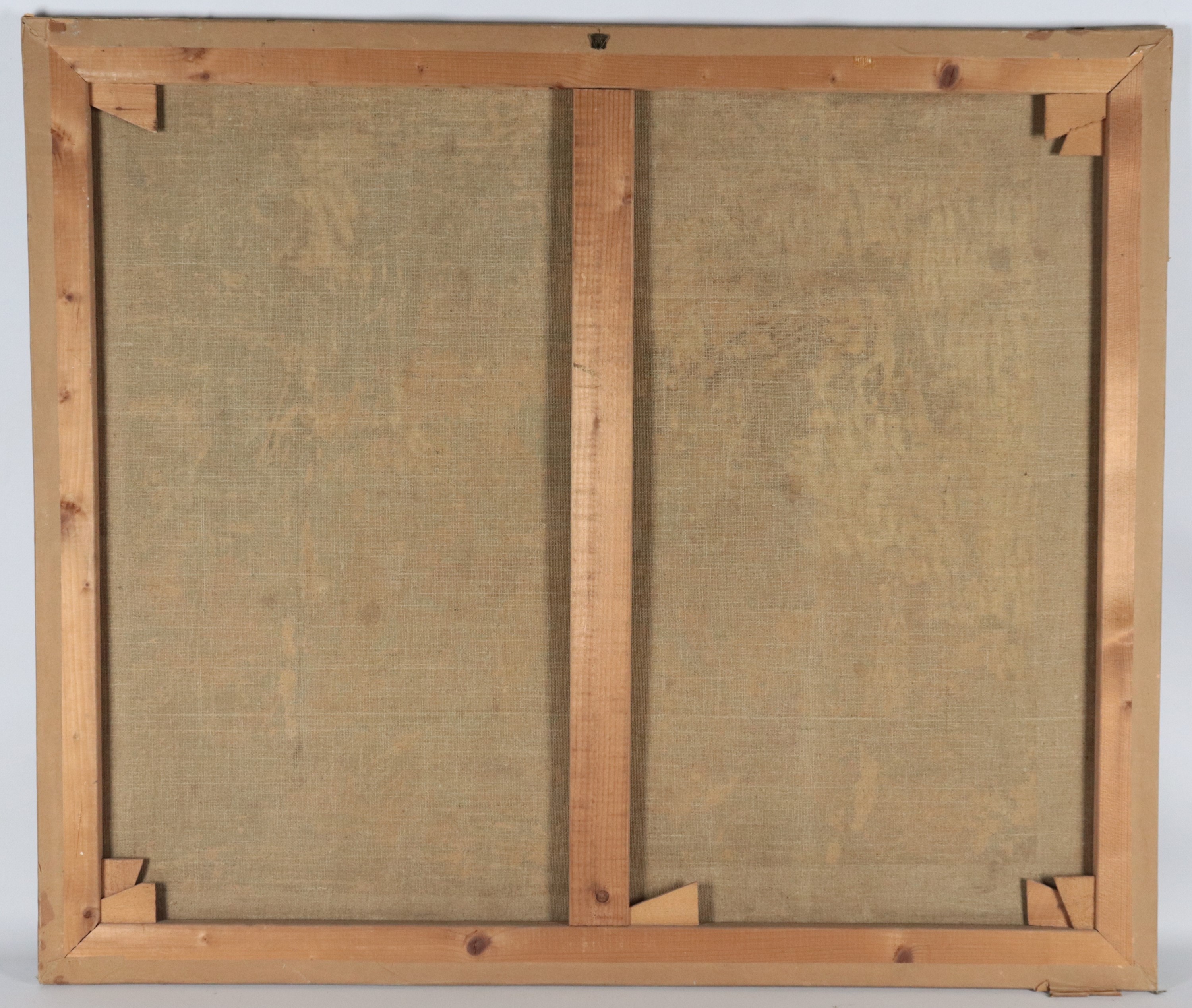 "Le festin", pannello dipinto su tela