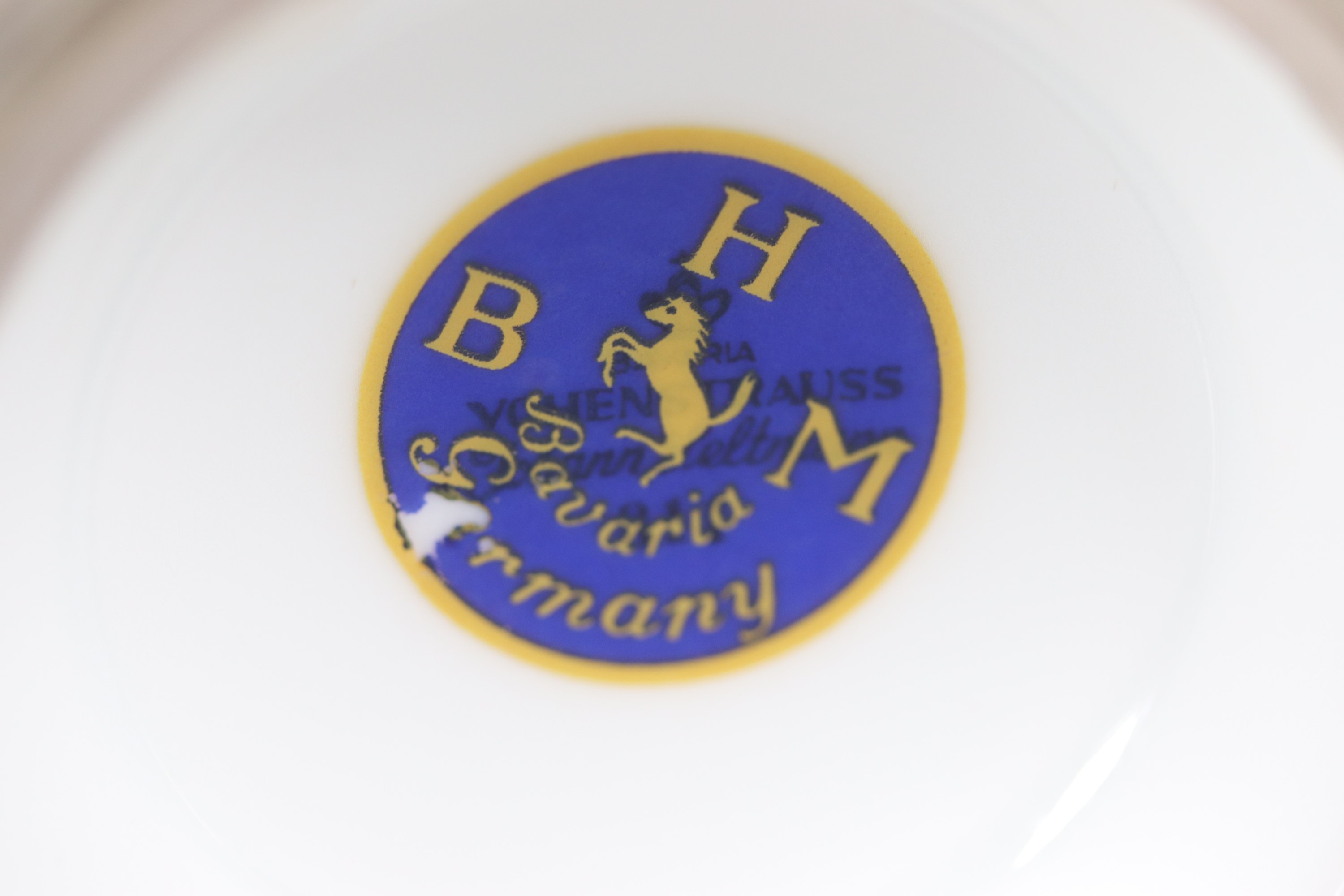 Vaso in porcellana Bavaria