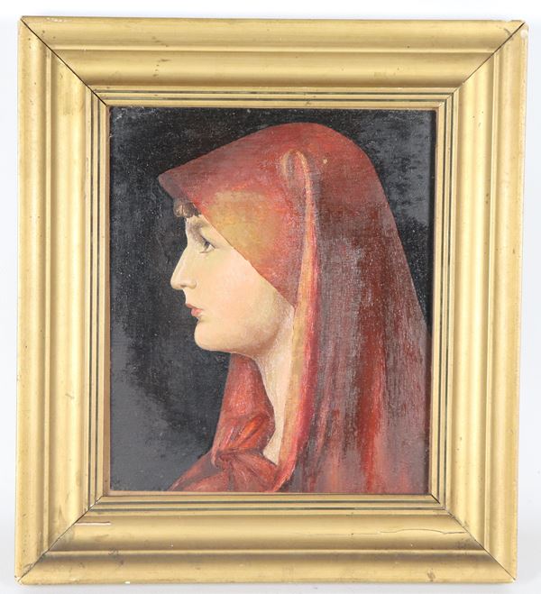 Pittore Italiano Inizio XX Secolo - "Fabiola"