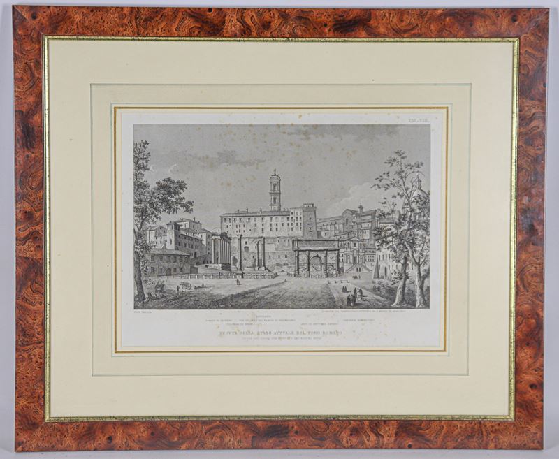 "Veduta del Foro Romano"