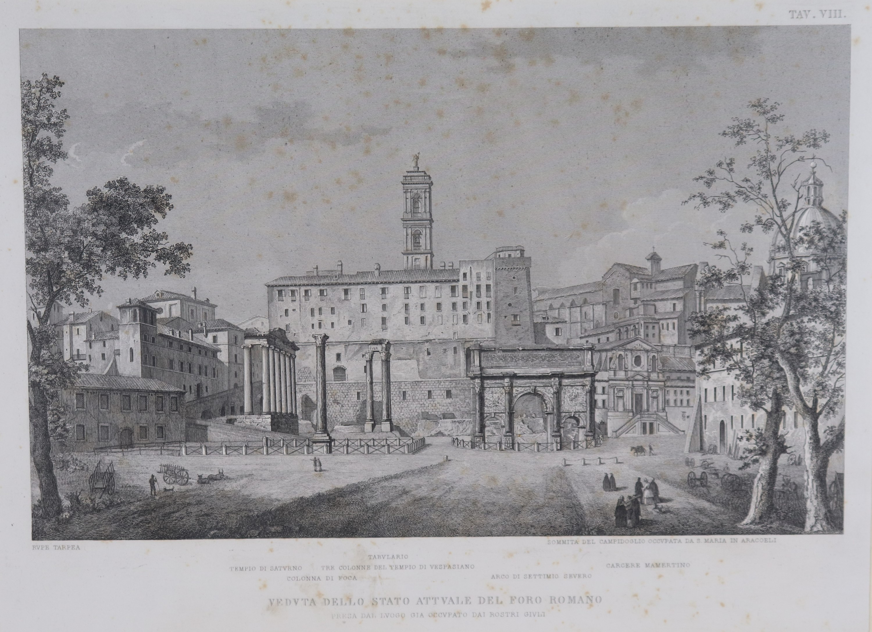 "Veduta del Foro Romano"