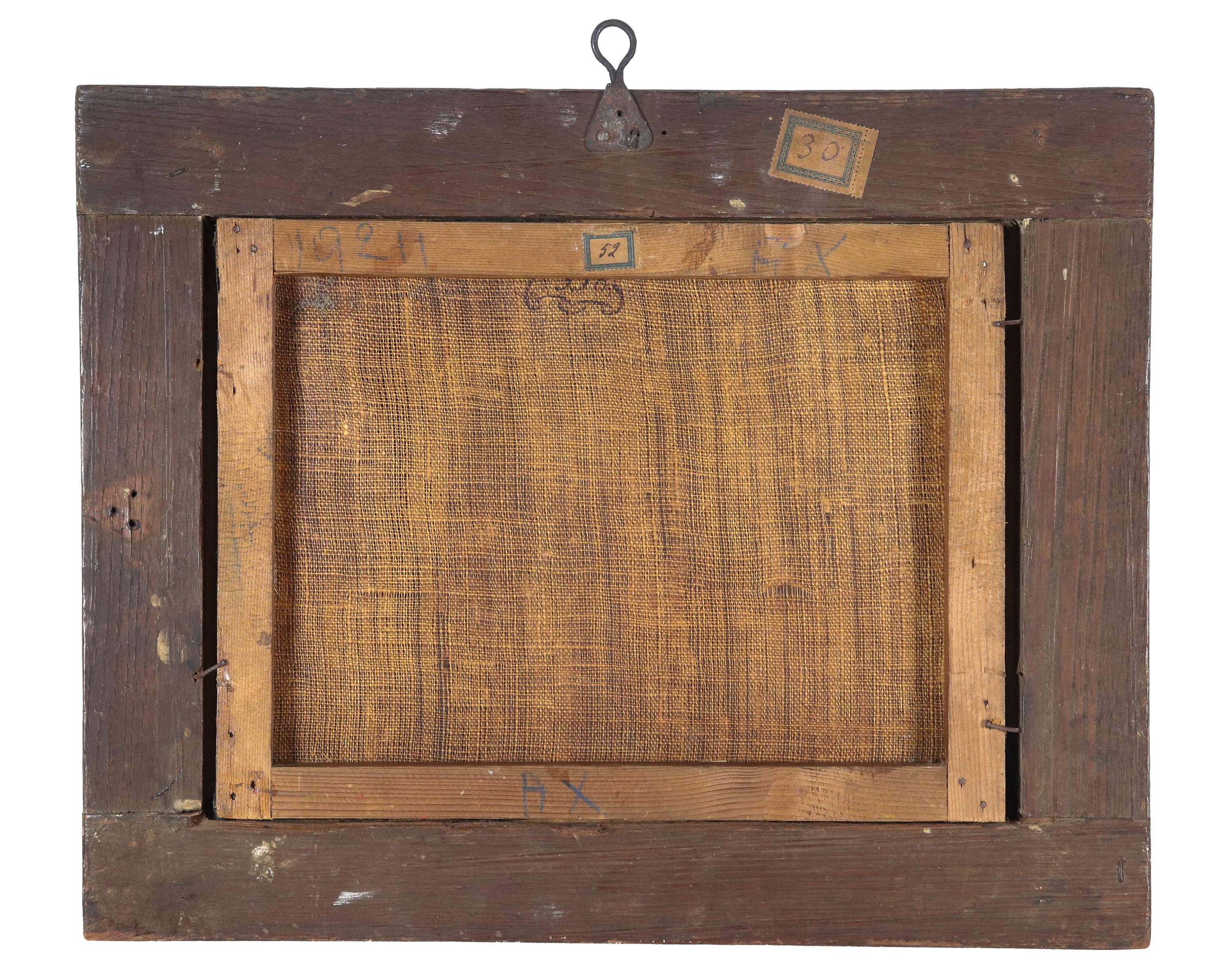 "Paesaggio con pastore, pecore e caprette"