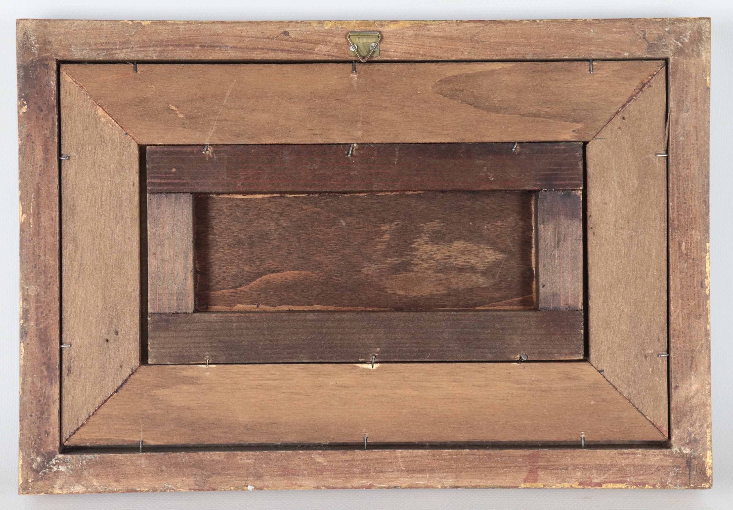 Firmato. 'Veduta di villa con pretini e carrozzella'