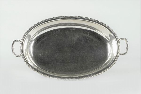 Silver vegetable dish from the George III era