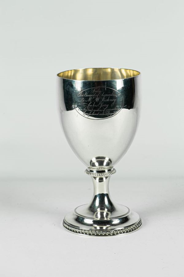 George III period silver cup