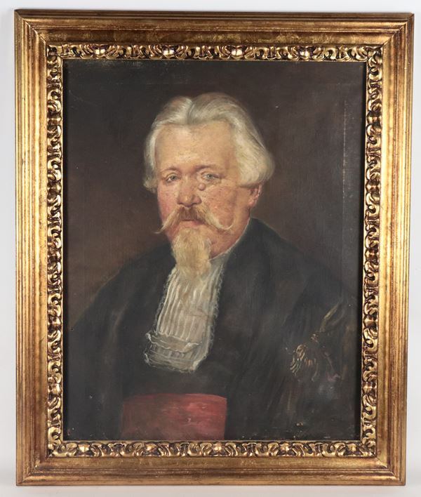 Scuola Italiana Fine XIX Secolo - "Portrait of a Notable"