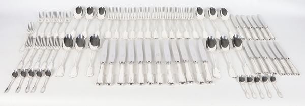 Christofle silver-plated cutlery set (69 pieces)