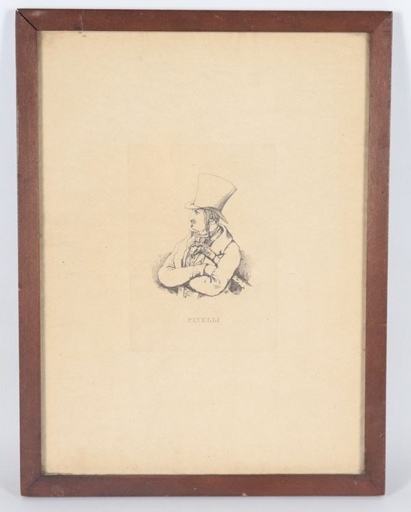 Bartolomeo Pinelli - "Self-portrait"