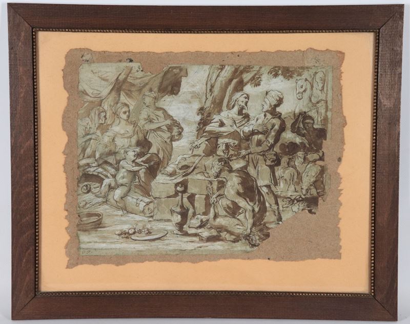 "Abele offre in sacrificio l'agnello"