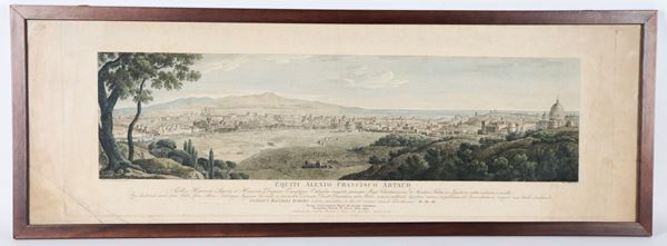 "View of Rome from Monte Mario in 1825"
