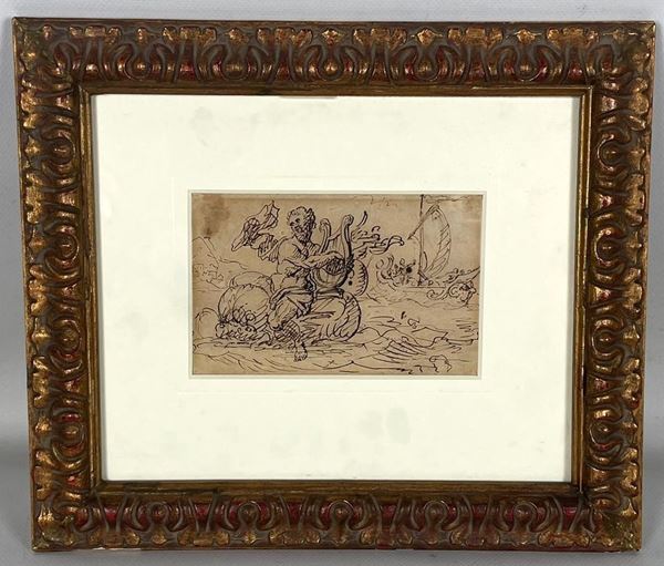 Giovanni Battista Castello detto il Bergamasco - Act. "Orpheus and Jason's Ship"