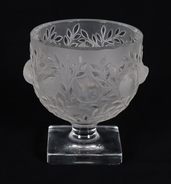 "Elisabeth", coppa in cristallo Lalique
