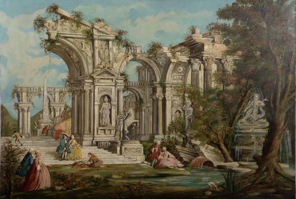 Lucia Ponga degli Ancillo - &quot;Venetian Capriccio&quot;. Signed.