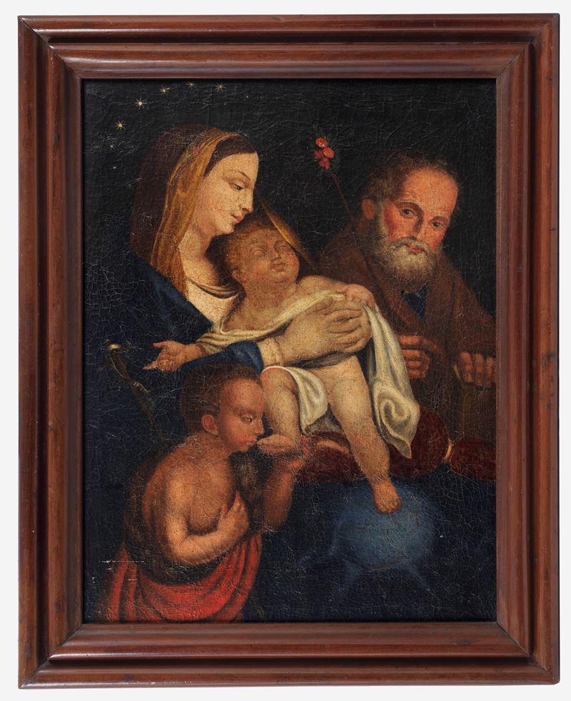"Sacra Famiglia con San Giovannino"
