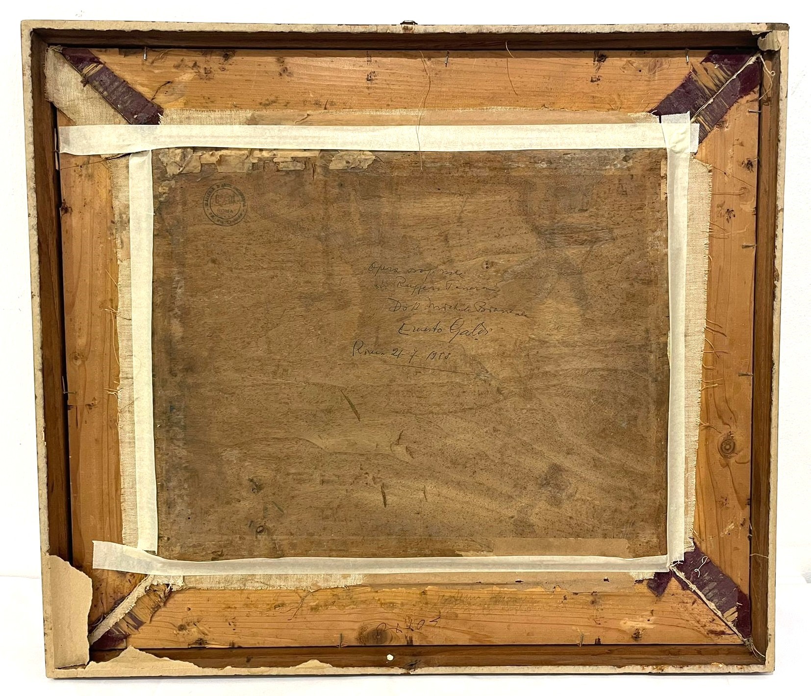 Firmato. "Artiglieri a cavallo"