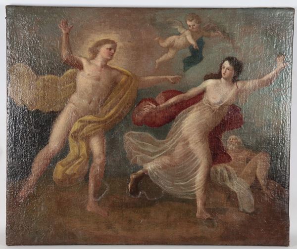 Scuola Veneta XVIII Secolo - "Apollo e Dafne"