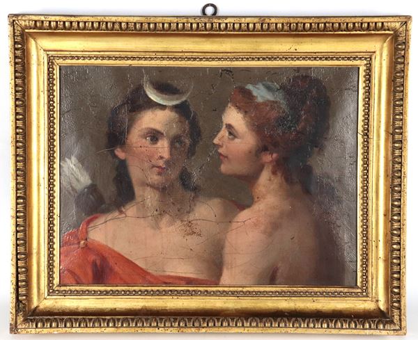 Scuola Toscana Fine XVIII - Inizio XIX Secolo - "Diana e Venere" 
