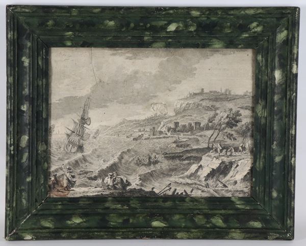 "Naufragio di velieri"