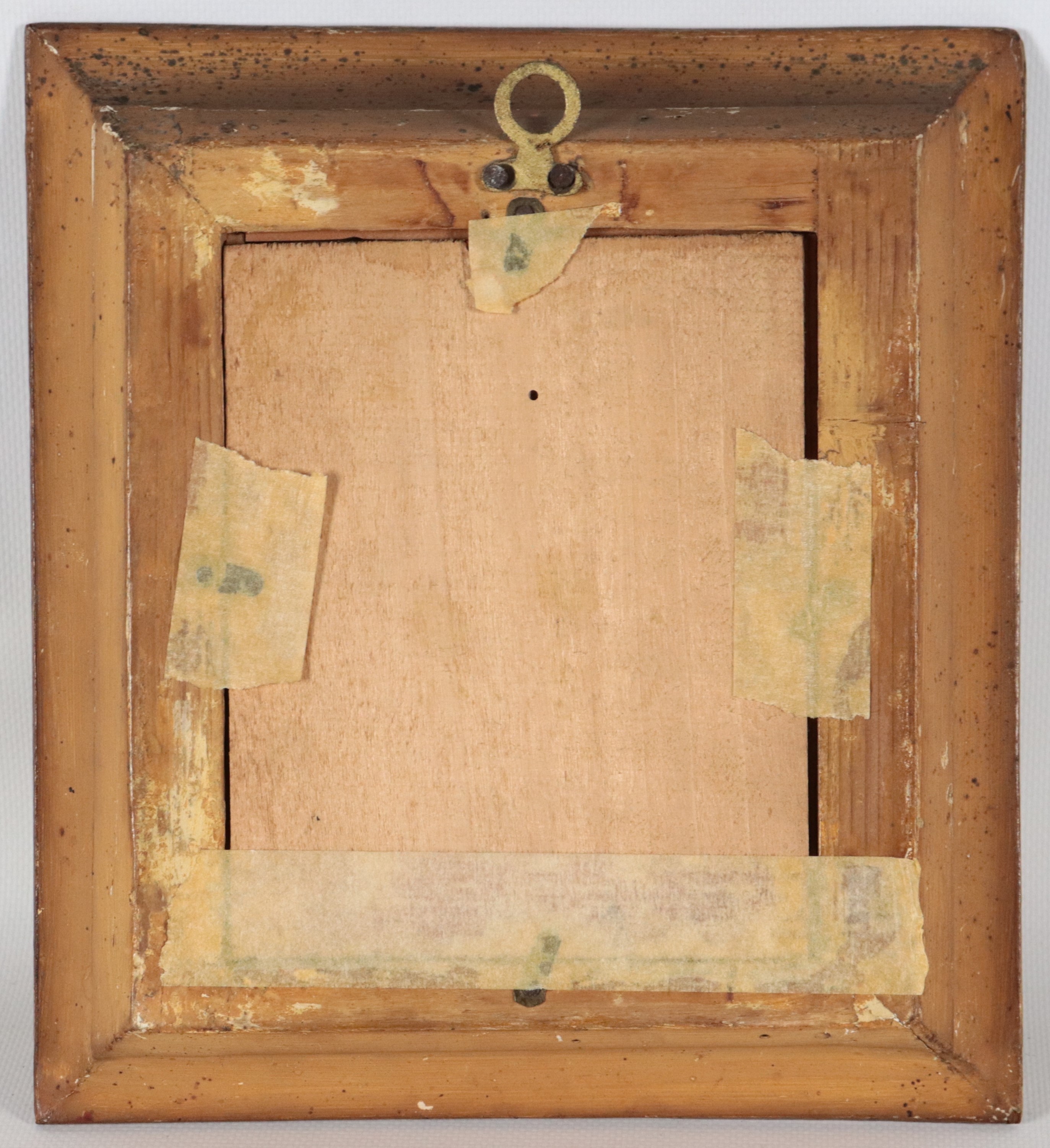 "Madonna con Bambino", piccola placca in porcellana dipinta