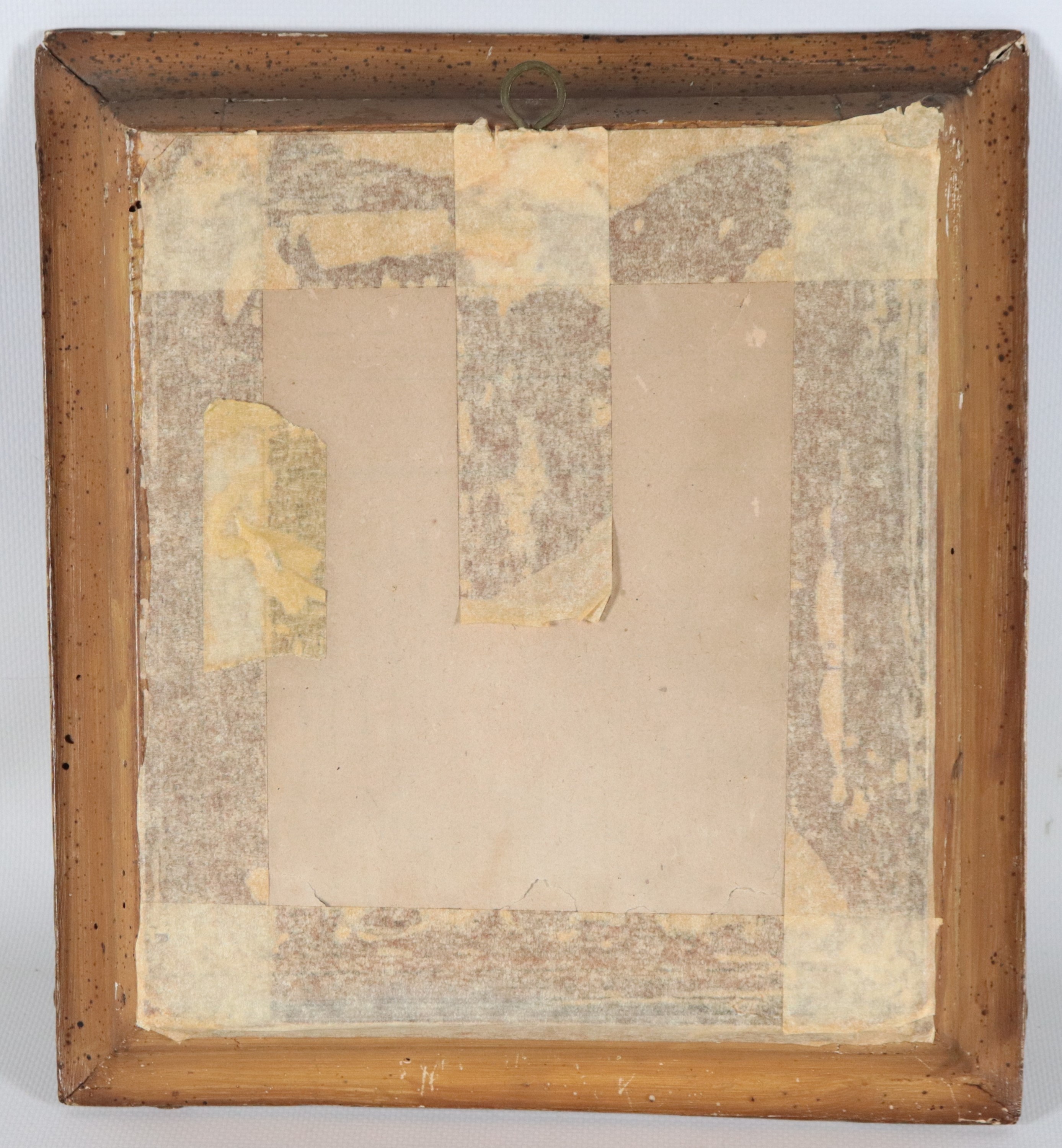 "La Sibilla Persica", piccola placca in porcellana dipinta