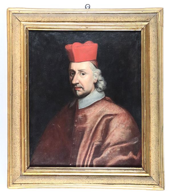 Giovan Battista Gaulli detto il Baciccio - Seguace di. "Ritratto del Cardinale Paluzzo Paluzzi Altieri degli Albertoni"
