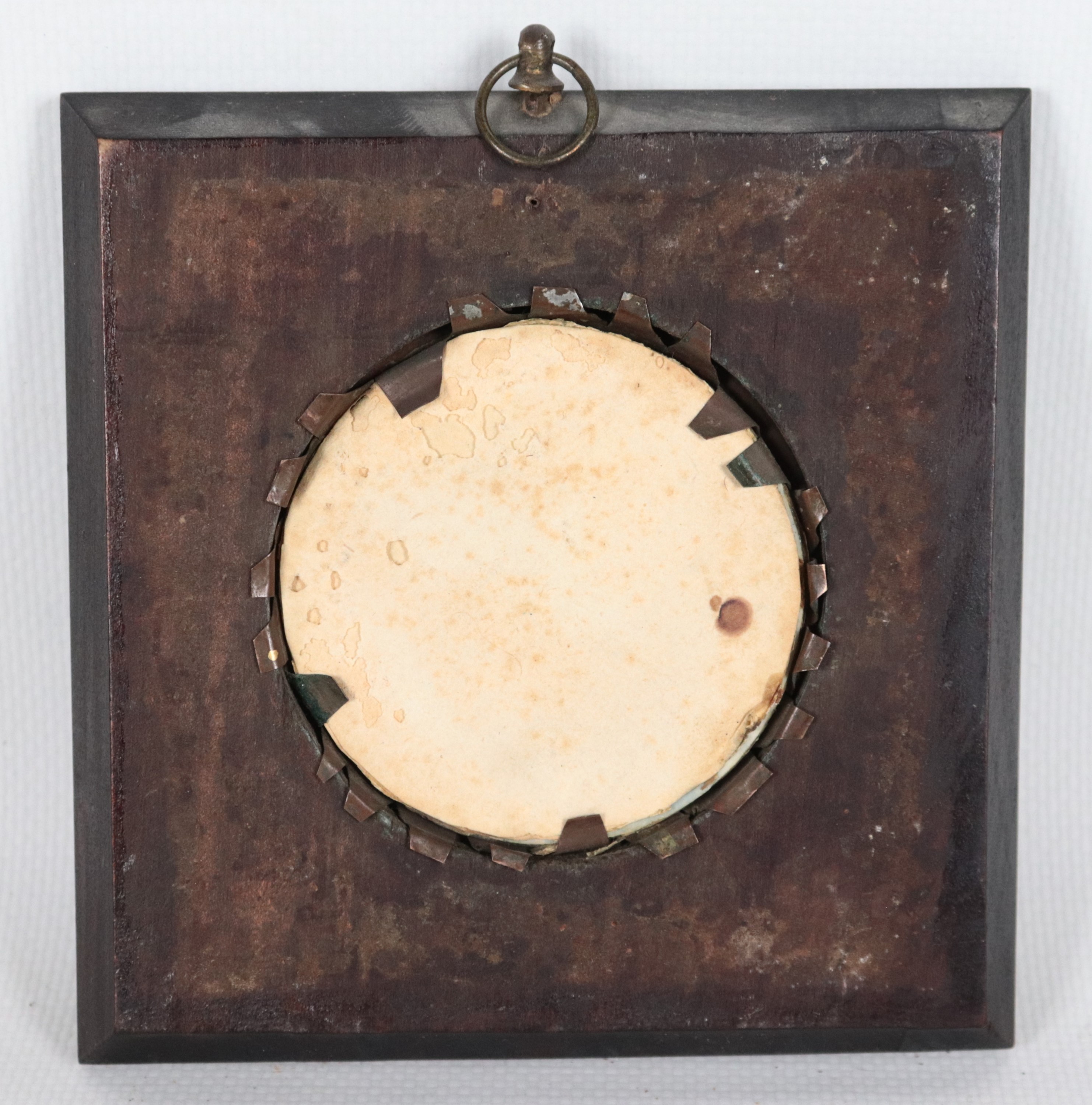 "La Sibilla Cumana", antica miniatura tonda dipinta