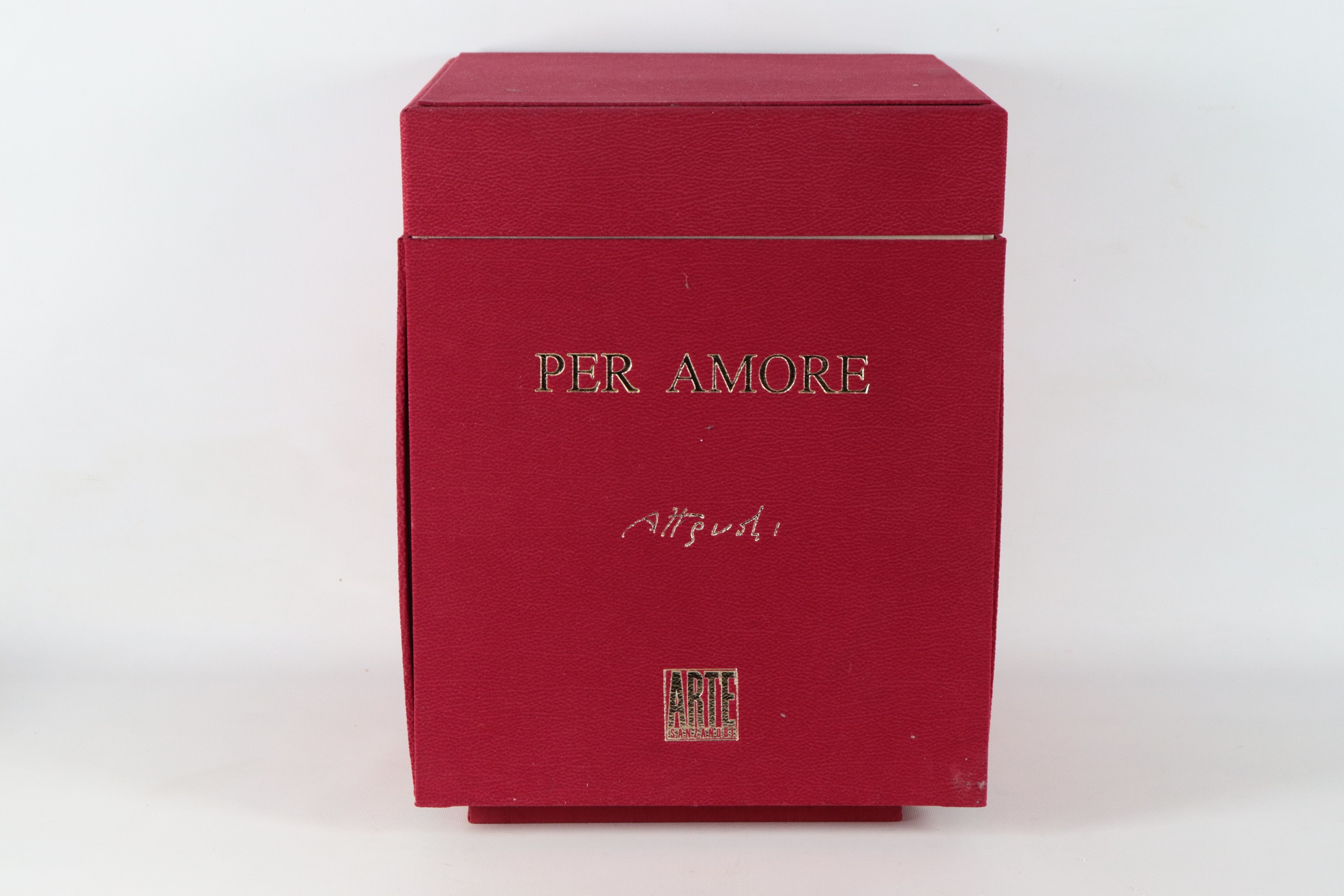 Firmata. "Per Amore", scultura in bronzo multiplo 369/450