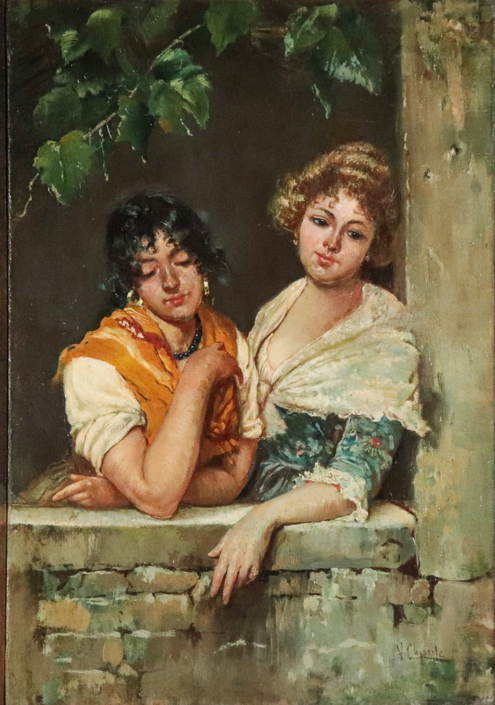 "Ragazze veneziane al balcone"