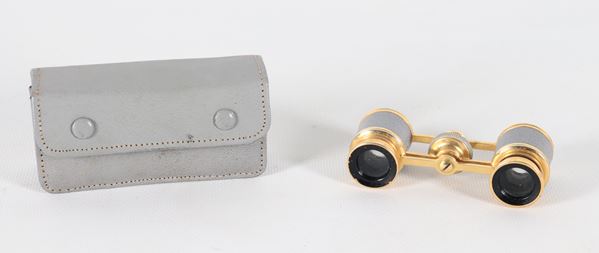 Binocolo da teatro con relativa custodia