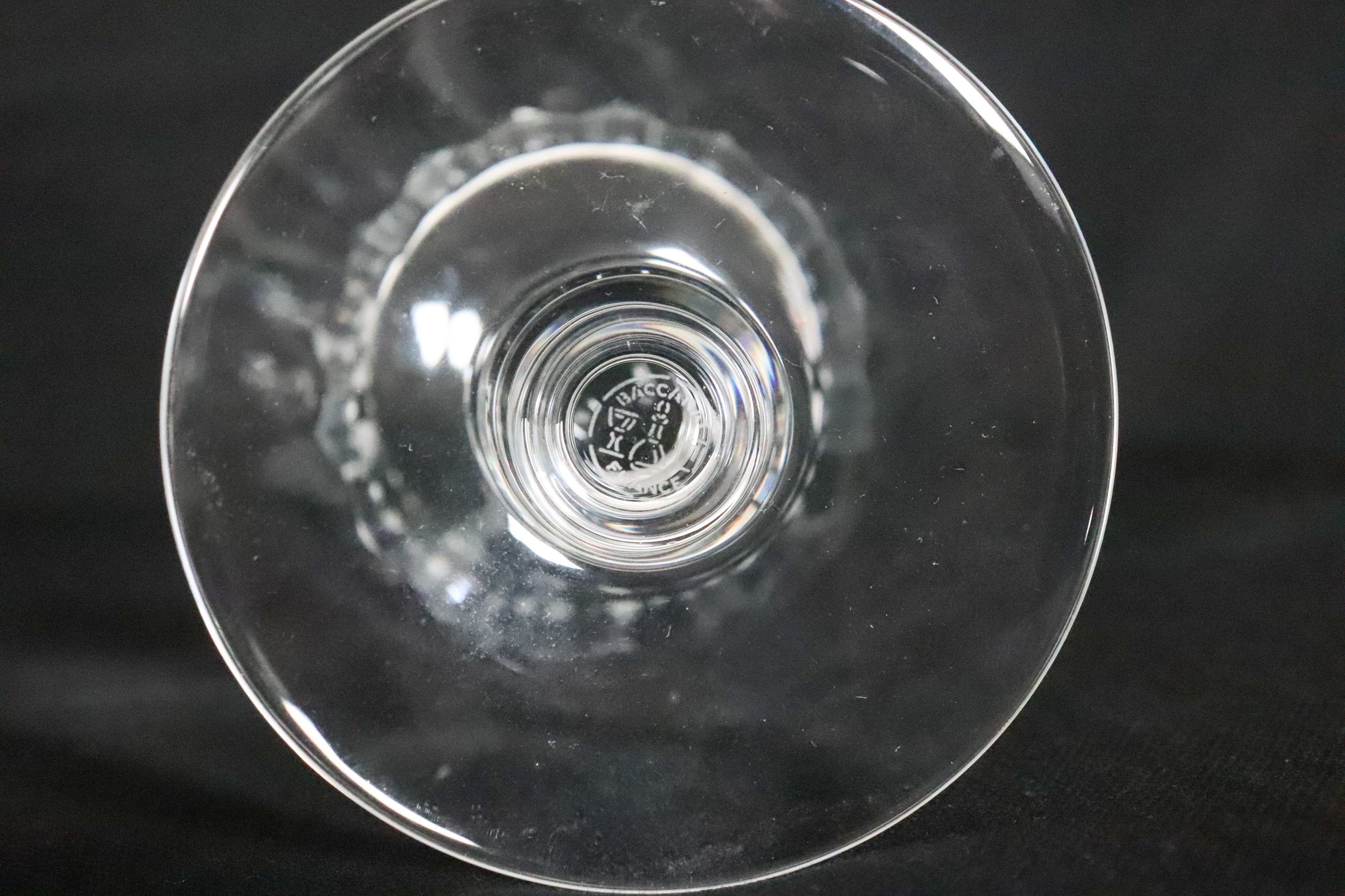 Servizio di bicchieri a calice in cristallo di Baccarat, firmati (31 pz.)