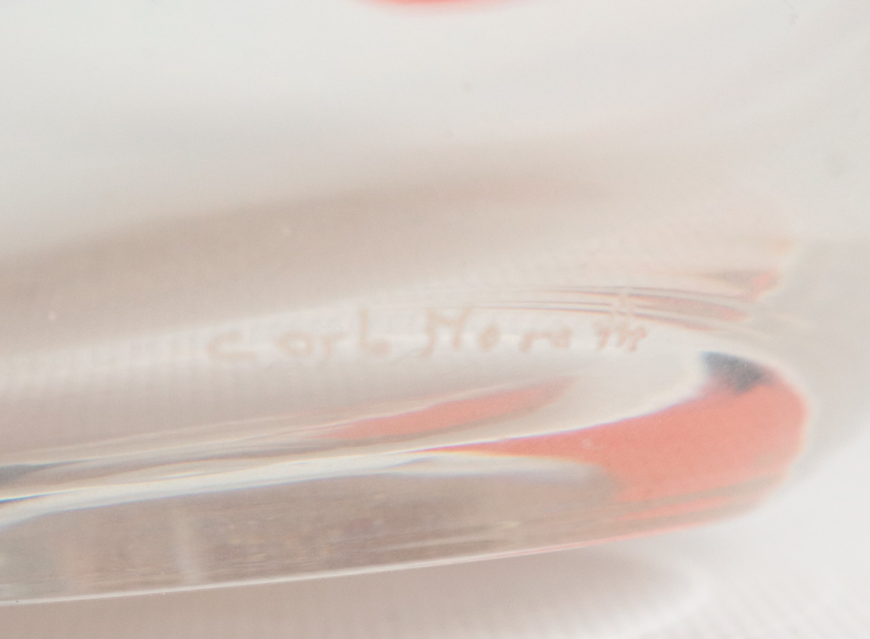 "Olla" vaso in vetro soffiato di Murano decorato con la tecnica a macchie in arancio, bianco e ne...