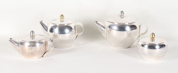 Decò silver-plated tea and coffee set (4 pcs.)