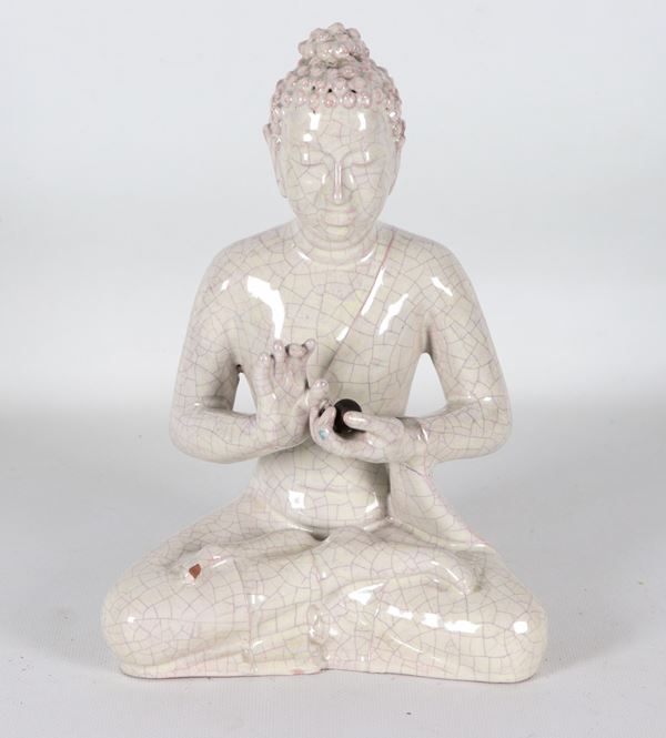 "Buddha", small Chinese stoneware sculpture 