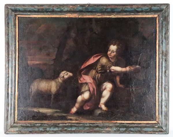 Scuola Bolognese Fine XVII Secolo - "Il Buon Pastore"