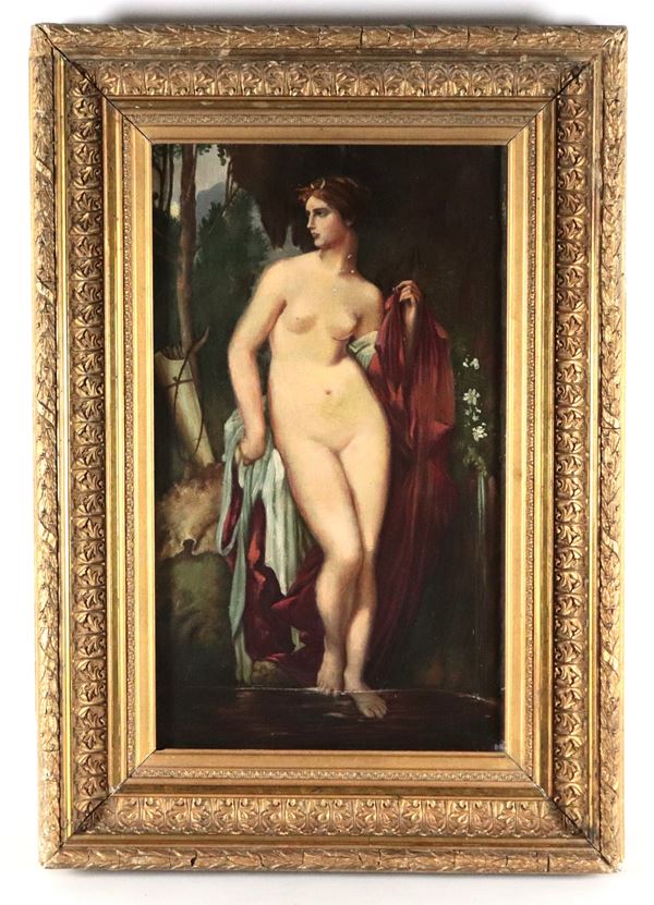 Pittore Neoclassico XIX Secolo - "Diana al bagno"