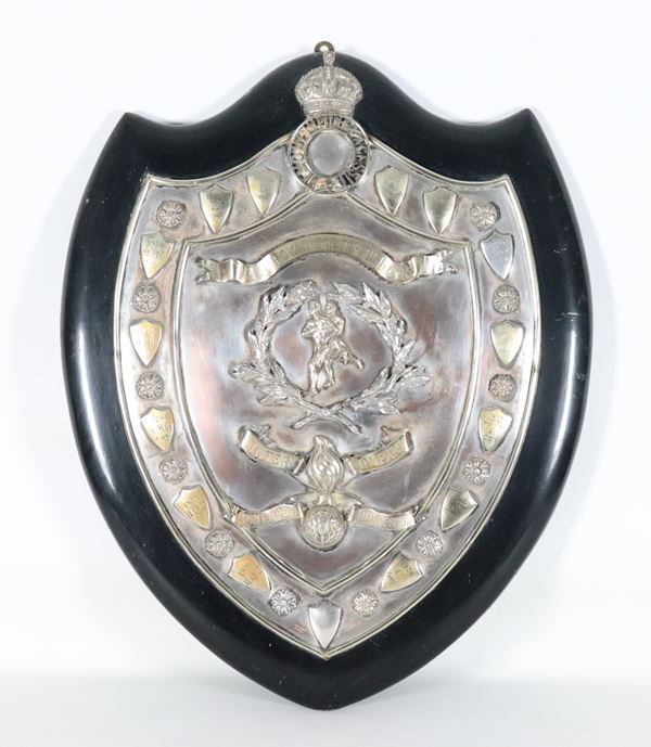 Shield commemorating the trophies won by the First Battalion Royal Scots Fusiliers from 1905 to 1930