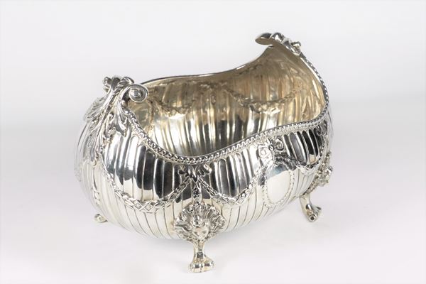 Silver centerpiece from the Queen Victoria era