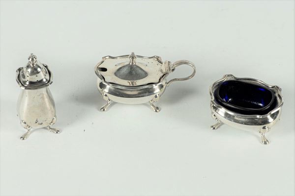 Set da tavola in argento Epoca Edoardo VII