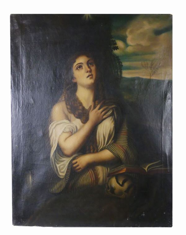 Scuola Italiana Inizio XVIII Secolo - &quot;Maddalena&quot; 