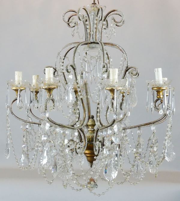 Balloon chandelier  - Auction Time auction - Furniture, Silver, Meissen Porcelain, Miscellanea and Chandeliers - Gelardini Aste Casa d'Aste Roma