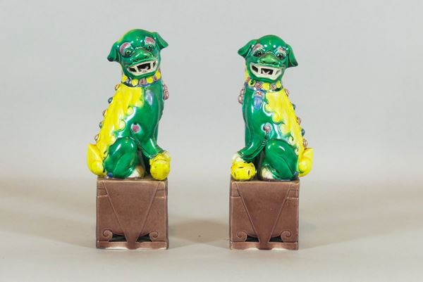 Pair of Chinese Foo Dogs