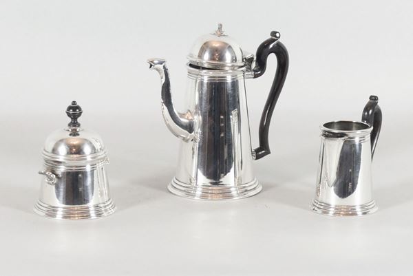 Servizio da caff&#232; in argento (Gr. 620)
