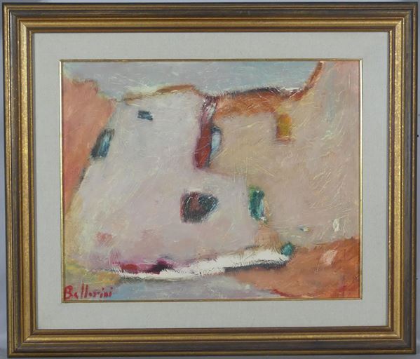 Ferdinando Bellorini - &quot;Houses&quot;. Signed
