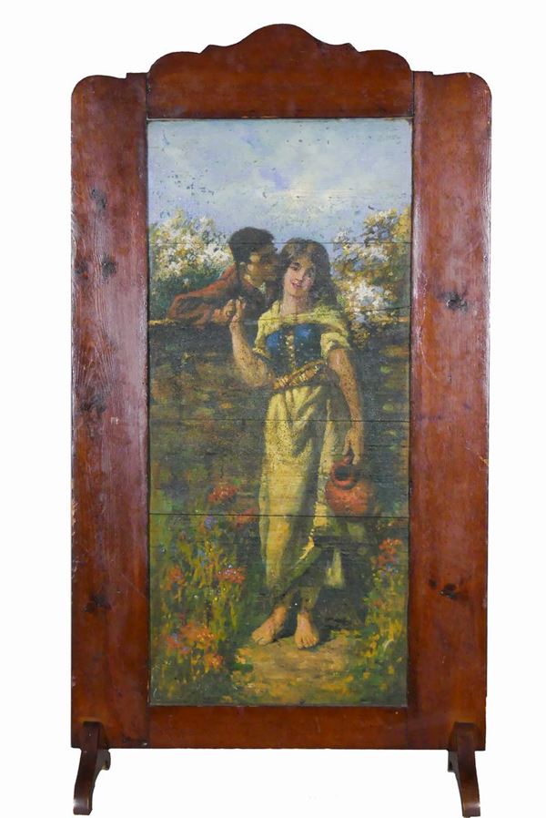 Fire screen from the 19th century