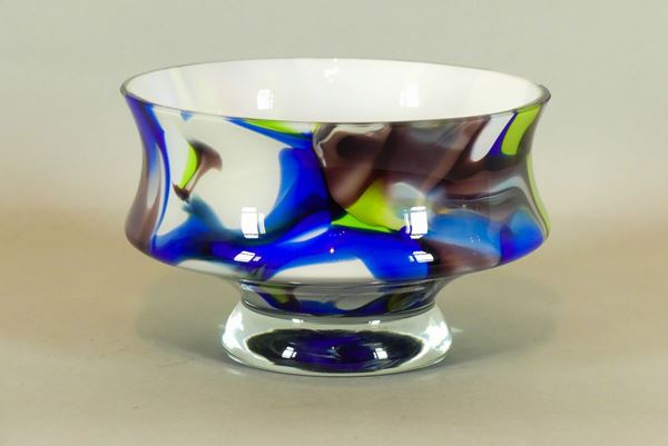 Blown Murano glass cup