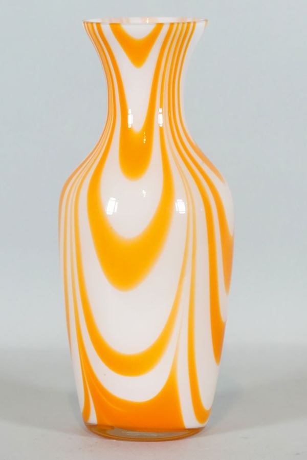 Vaso in vetro soffiato di Murano